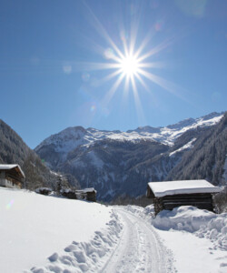 Tief verschneite Winterlandschaft im Großarltal - perfekt für Winterurlaub im Salzburger Land.