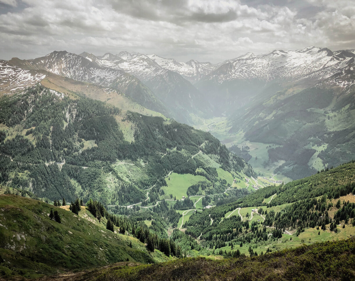 Wunderbarer Blick über das Großarltal im Salzburger Land.