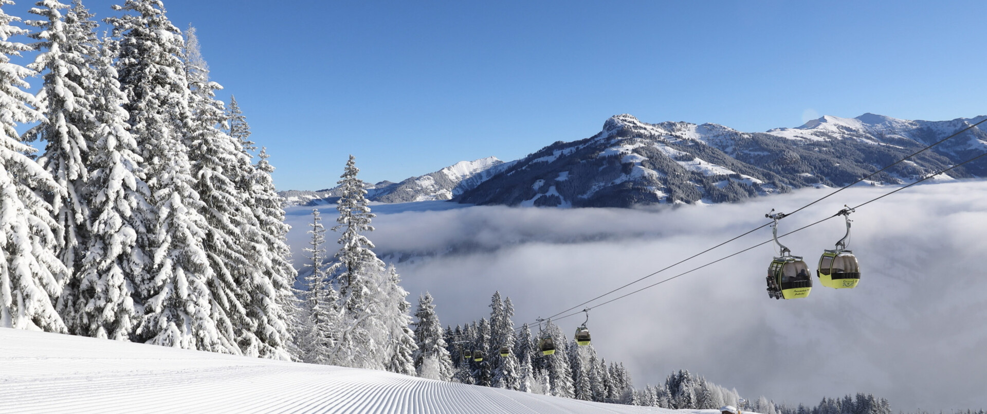 Moderne Gondelbahn für Ihren Skiurlaub direkt an der Piste im Hotel Diellehen in Großarl.