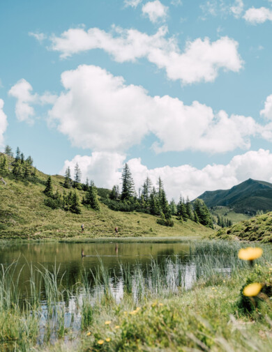 Erfrischende Bergseen entdecken im Sommerurlaub im Hotel Diellehen in Großarl.